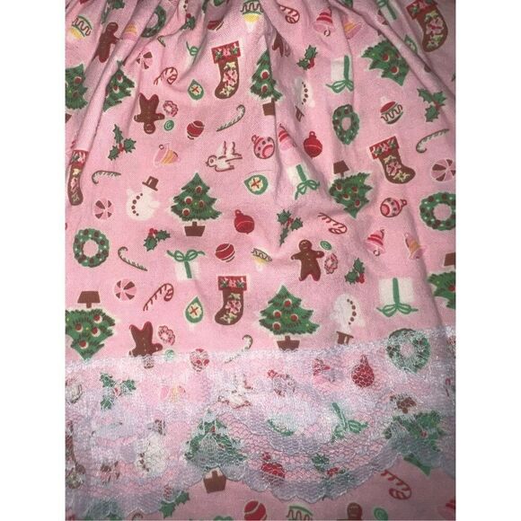 Matilda Jane Platinum gingerbread Christmas holiday tree lace dress 2 - Picture 7 of 7